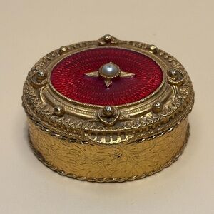 Vintage Victorian Art Nouveau Florenza Trinket Box